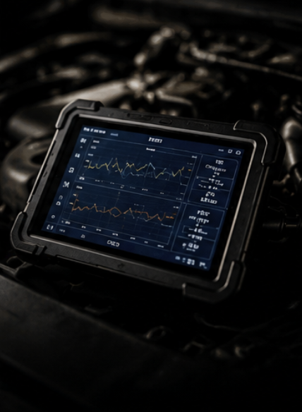 Vehicle diagnostic testing at RJR Car and Commercial