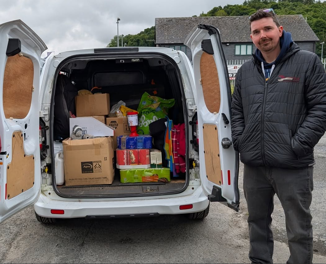 RJR supporting Alpet Poundies Rescue in Llandyssul